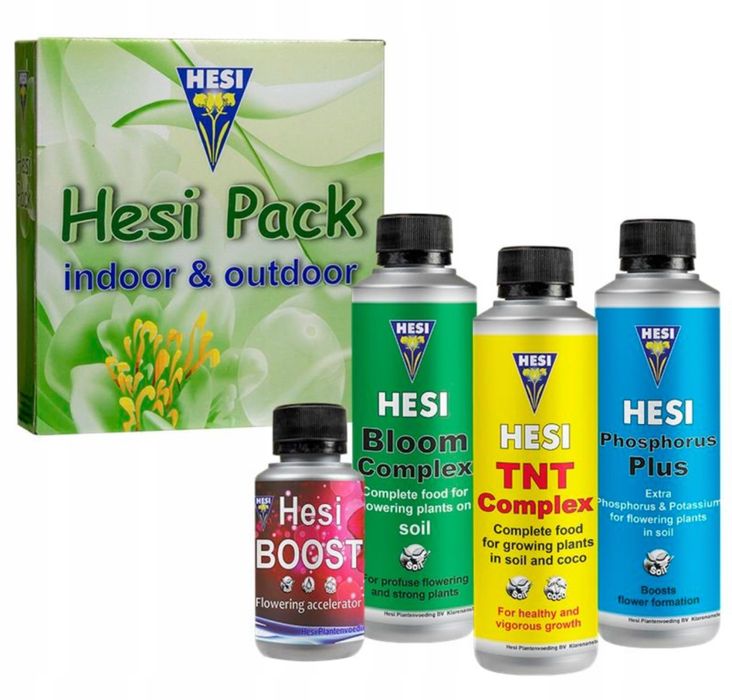 Hesi mini pack zestaw nawozów i boosterów indoor outdoor nawóz