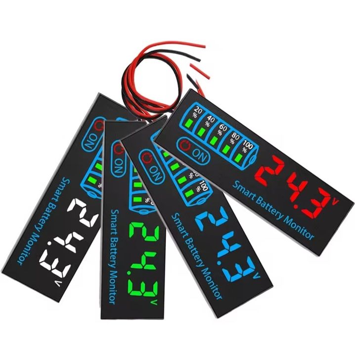 Вольтметр емкости батареи DC 7 - 55 V. Универсальный 3S - 14S.