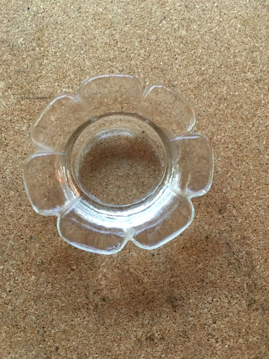 Porta anéis ou porta velas - vidro