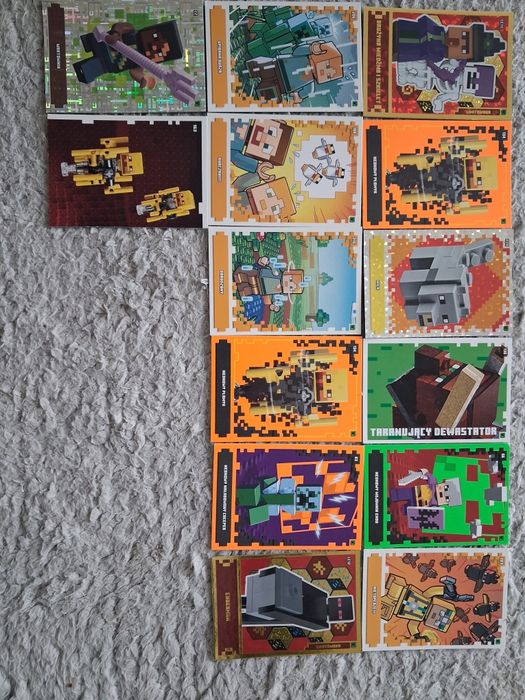 Karty Minecraft,  Star Wars,  Ninjago,  Avengers