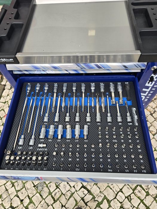 Carrinho de ferramentas 7 gavetas completa novos