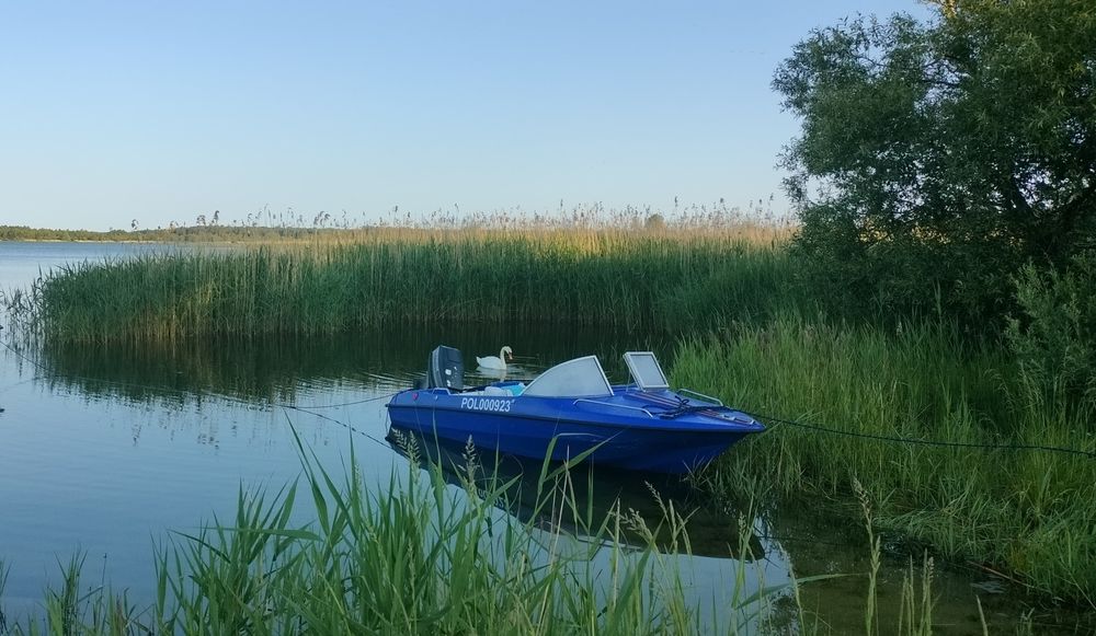 Łódź motorowa, motorówka +silnik 40 KM + przyczepa - komplet