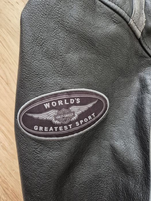 Harley Davidson Riding Gear Oryginalna kurtka skórzana 4XL