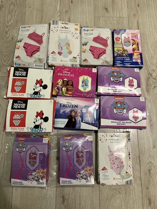 Купальники C₴A  Disney Lupilu різних розмірів суцільні/ роздільні