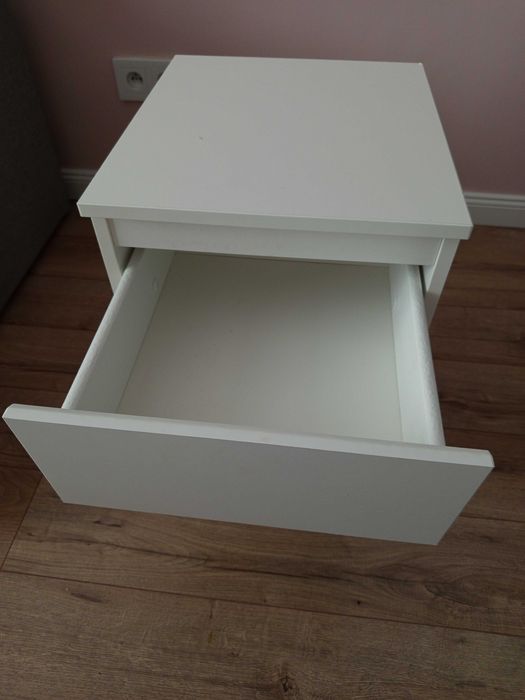 Szafka nocna IKEA MALM – 2 szuflady, biała