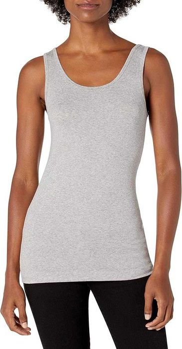 Zestaw Dwóch Damskich Podkoszulek AMAZON ESSENTIALS S Różowa Szara