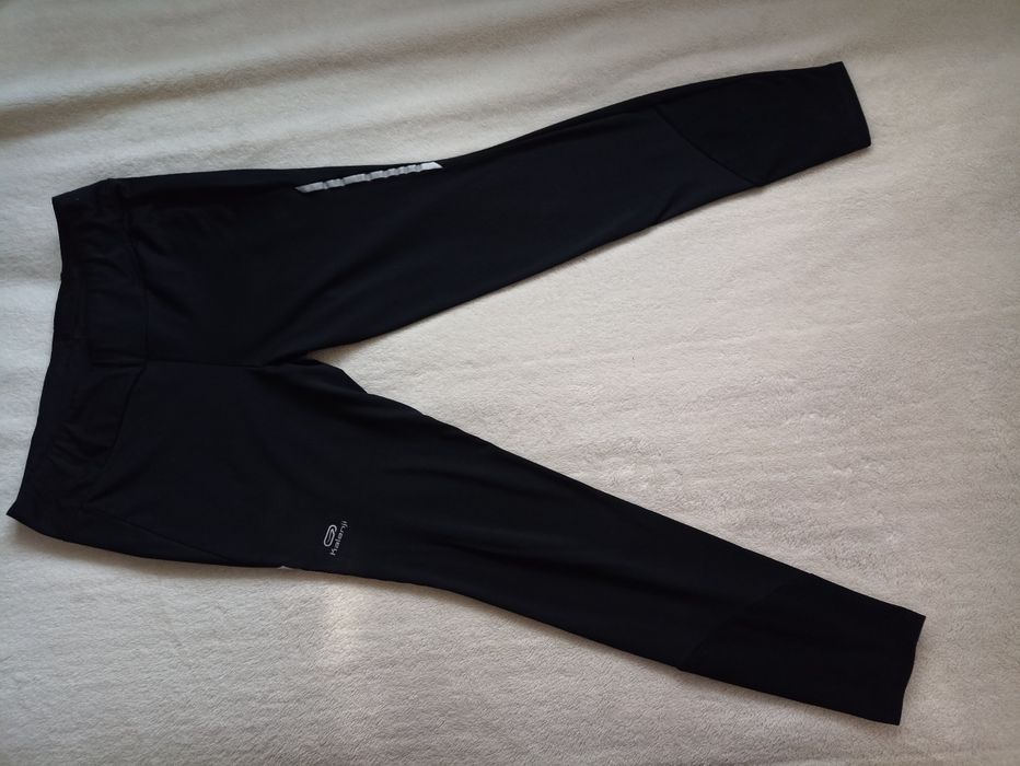 Spodnie legginsy jak NOWE z odblaskami, Decathlon