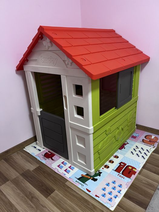 Будинок smoby toys сонячний з літньою кухнею (810713)