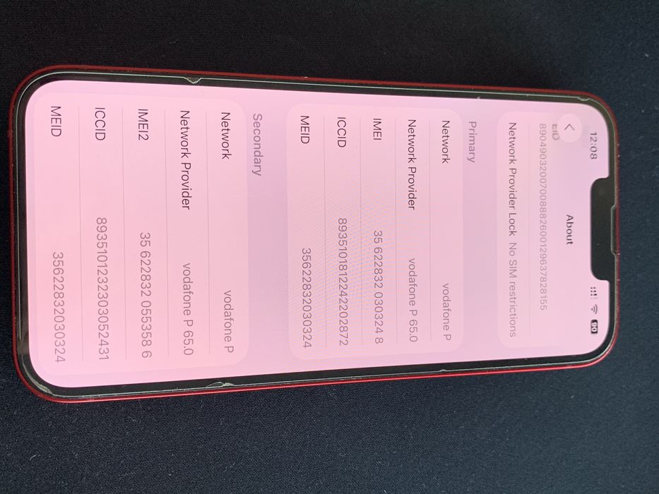 Iphone 13 128 Gb RED