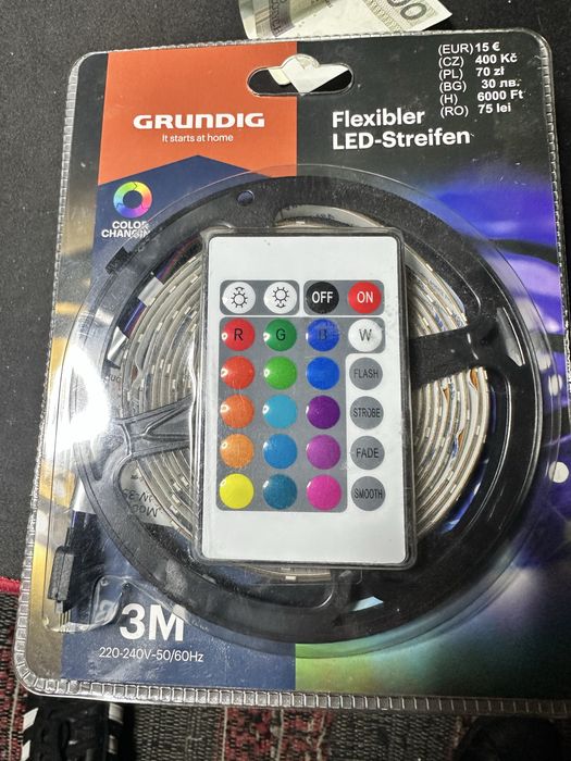 Ledy nowe z pilotem grundig