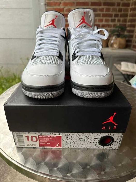 Jordan 4 Retro White Cement R.43
