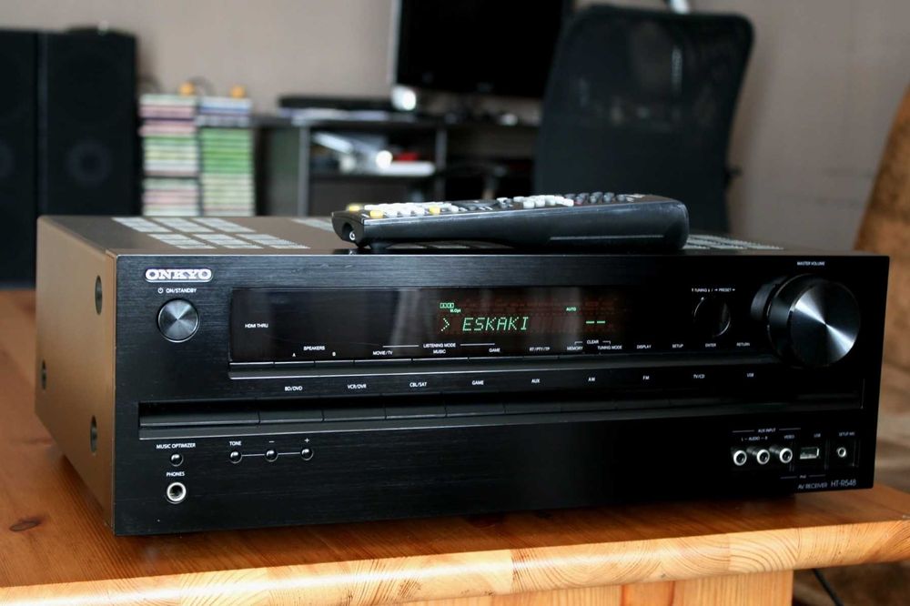 Amplituner Onkyo Tx  Sr 313 wzmacniacz USM mp3 kino domowe