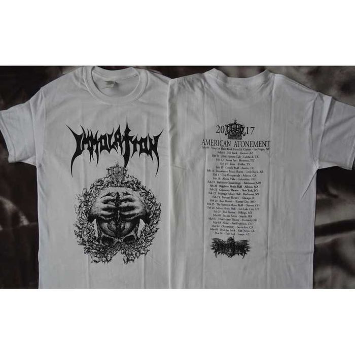 koszulki 3 sztuki Belphegor Baphomet M Immolation M Marduk Silent Night L
