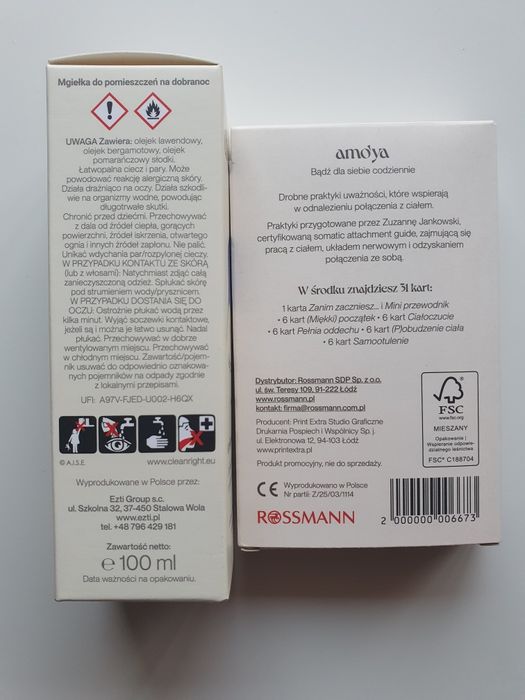 Zestaw Amoya - prezent - migiełka + karty