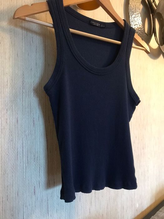 Top azul Stradivarius