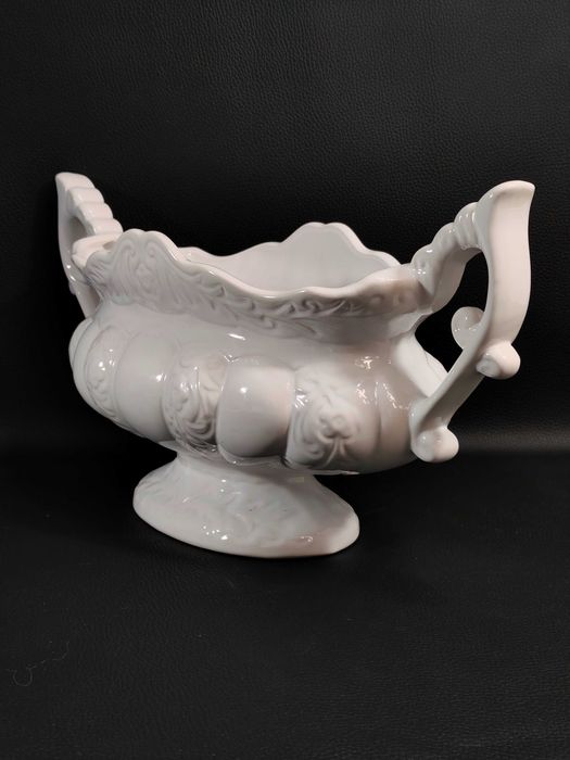 Porcelanowa Biała Żardiniera