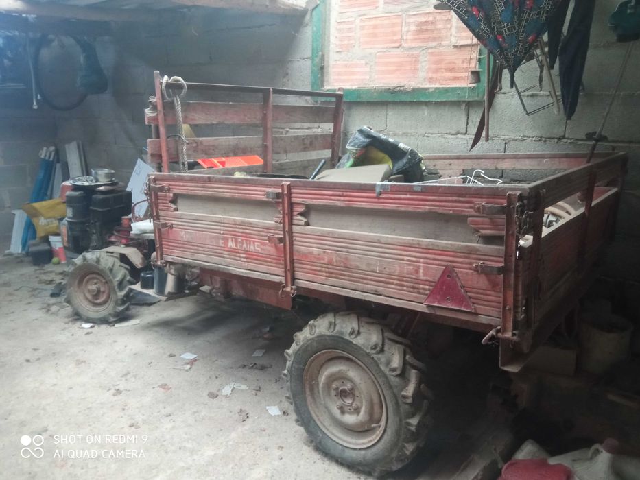 Tractor agrícola carroçaria carro alfaias