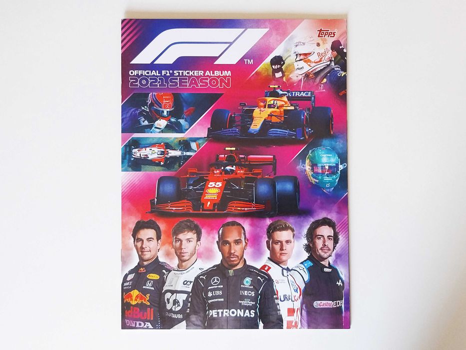 caderneta + poster (vazia) F1 2021 Formula1 | Topps