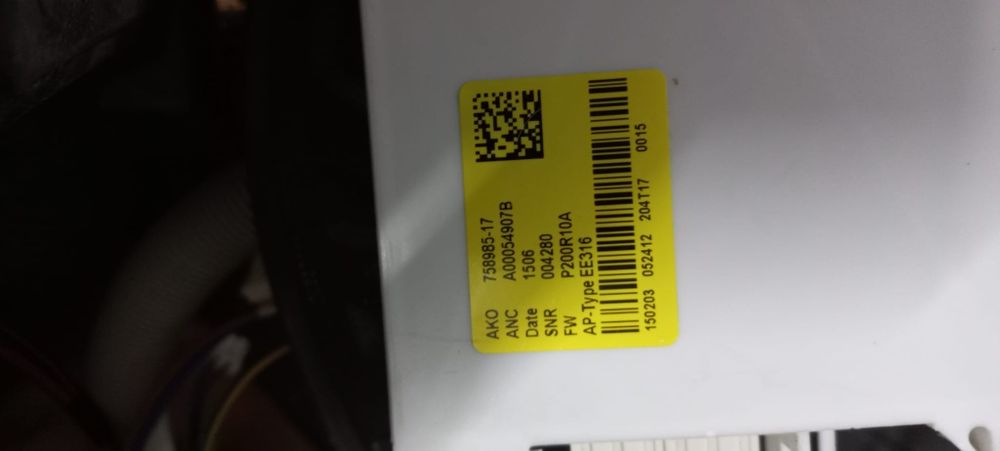 Placa para máquina de lavar louça AEG Electrolux