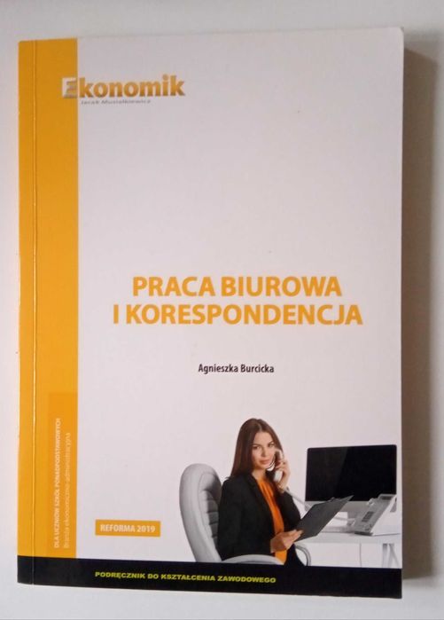 "Praca biurowa i korespondencja" - Agnieszka Burcicka. Podręcznik