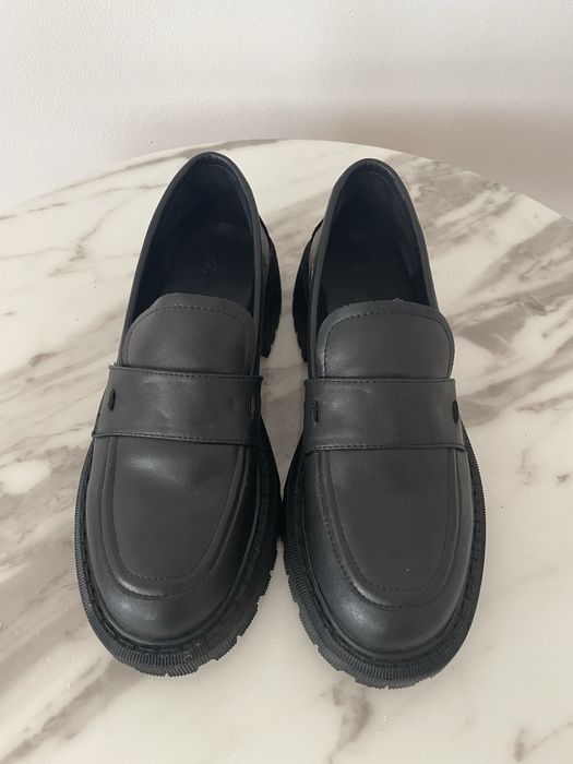 Туфлі лофери шкіряні