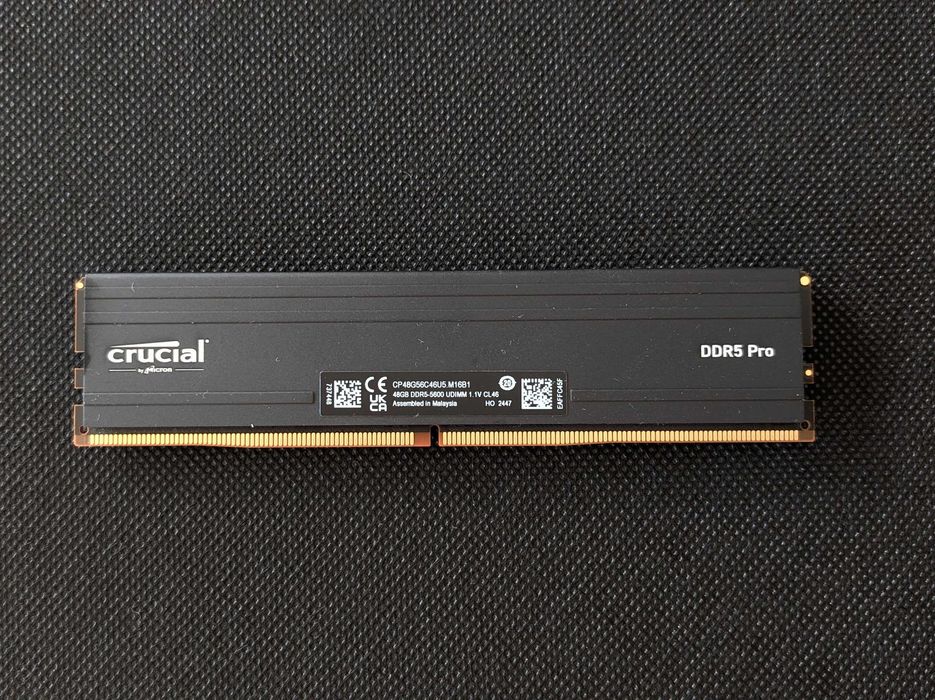 Memória RAM Crucial Pro 48GB DDR5 5600MHz CL46 – Desktop