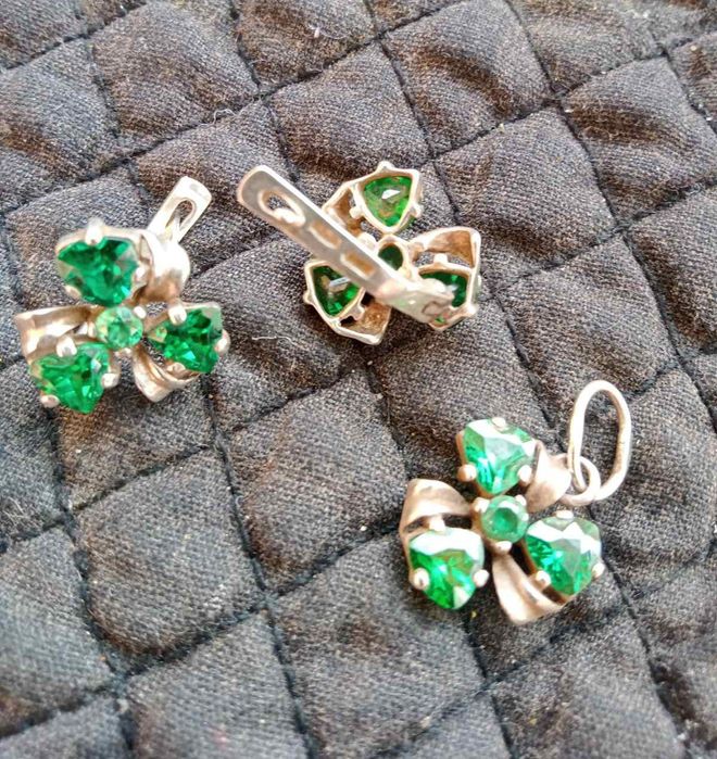 Набір з срібла 925 проба.