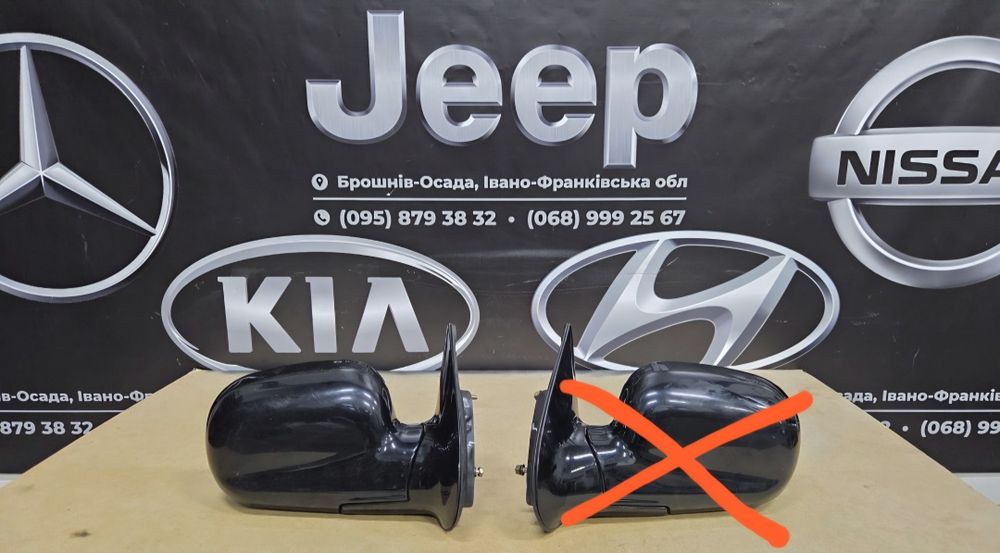 Дзеркало праве зеркало Hyundai Santa Fe SM Санта Фе 1 розборка шрот запчастини