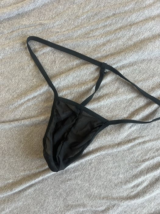 Tanga homem renda preto
