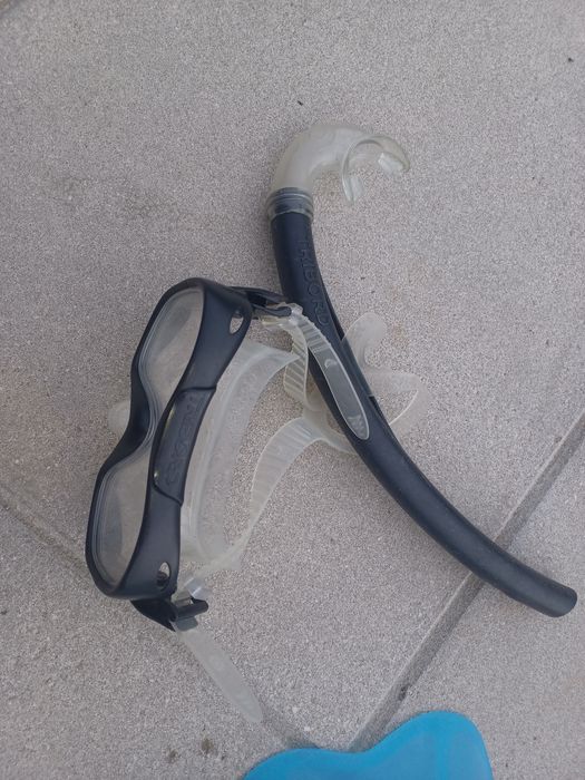 Máscara / Tubo / Barbatanas para criança [5/6/7 anos]