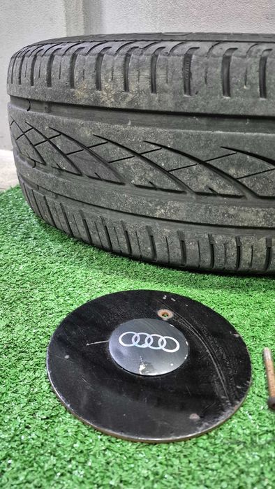 4 Jantes 16 Polegadas Dupla Furacao 5x100 e 5x112 Sline Preto Brilho com Pneus 205/55R16