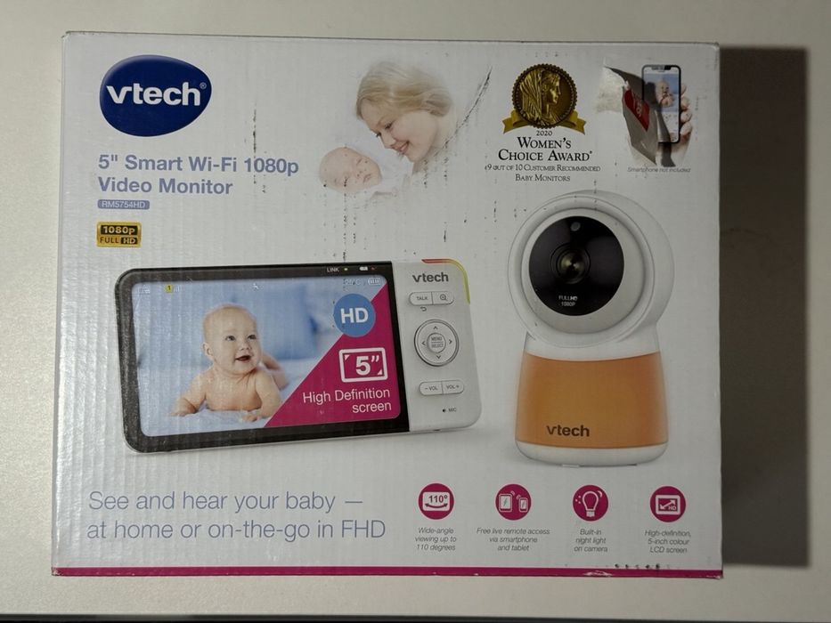 VTech RM5754HD WiFi відеоняня 5” Full HD 1080p смарт монітор для дитини нова Європа