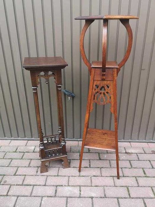 Kwietnik Dębowy Antyk Stary W Bardzo Dobrym Stanie Okazja.