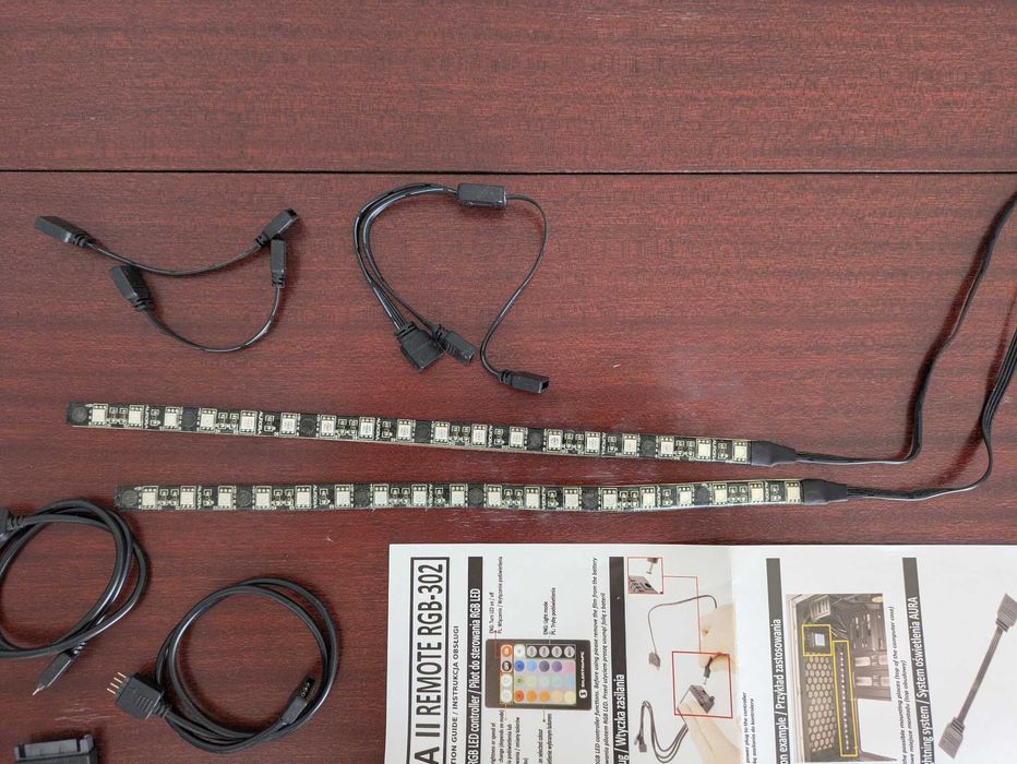 Paski LED do komputera SilentumPC Aurora II Remote rgb-302