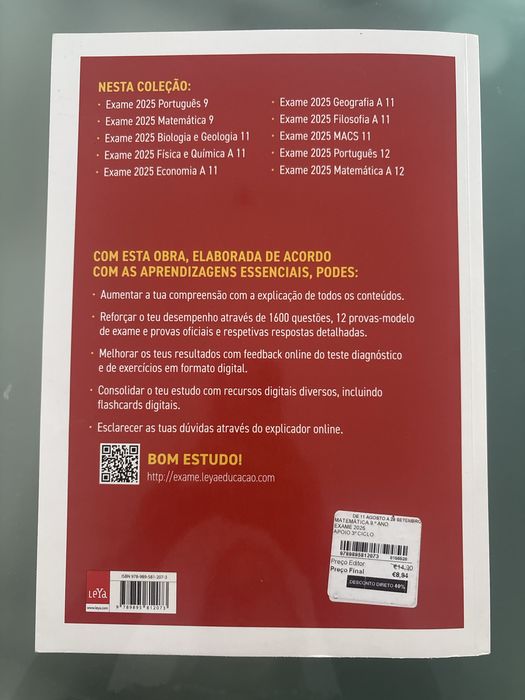 Livro preparacao exames nacionais Matematica