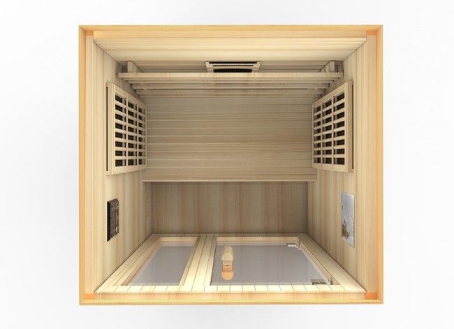 Sauna na Podczerwień - INFRAPLUS™ 1 LUXOR Biały Cedr