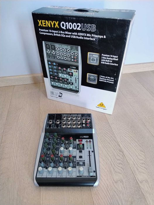 ++Mikser audio Behringer Xenyx Q1002USB Poznań Stan BDB++