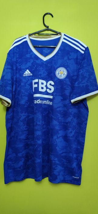 Koszulka t-shirt  piłkarska Leicester City FC – niebieska camo