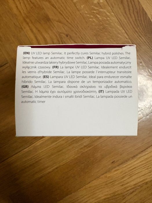 Lampa semilac uv led 12w