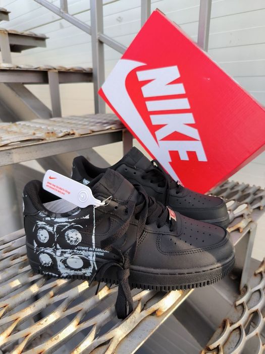 36-45 Nike Air Force 1 Low х Comme des Garçons Supreme Black: 2