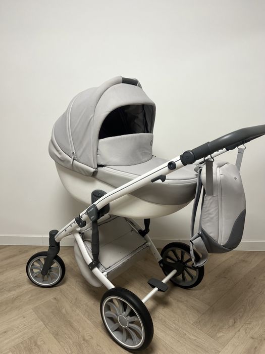 Wózek anex m type szaro-bialy 2w1