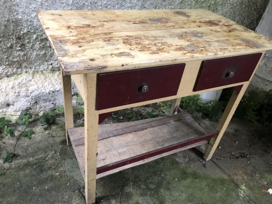 Mesa rústica cozinha