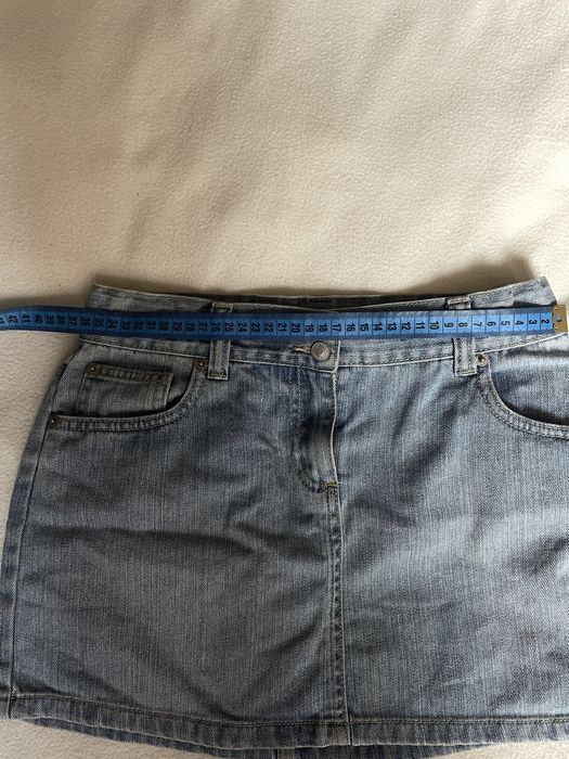 Джинсова міні спідниця 100% котон