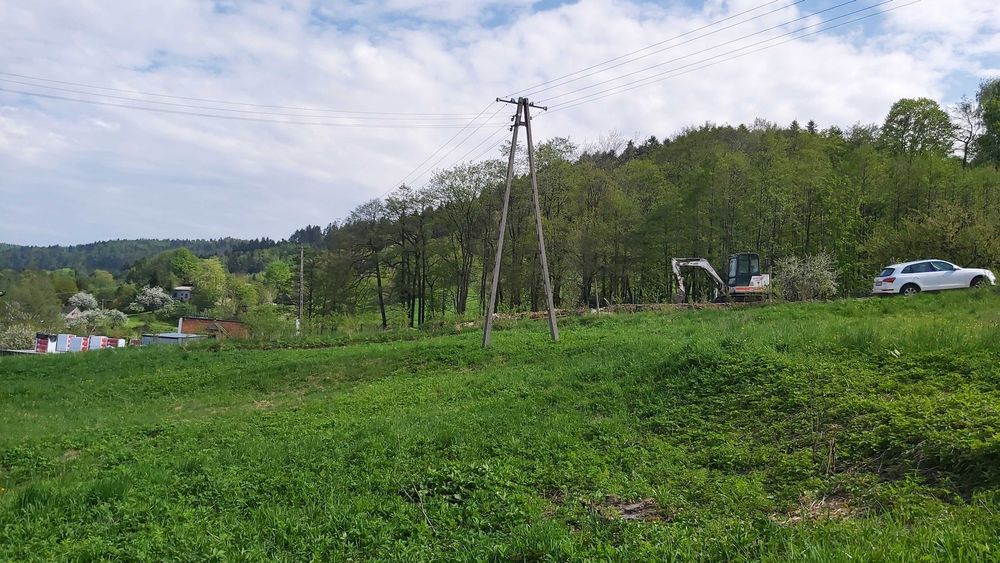 Działka budowlana 17 arów z domem - Widok 5