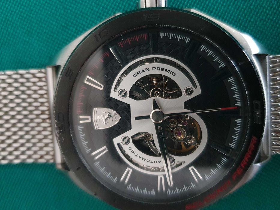 Soberbo Relógio Ferrari Gran Premio, Automático, original - 47 mm