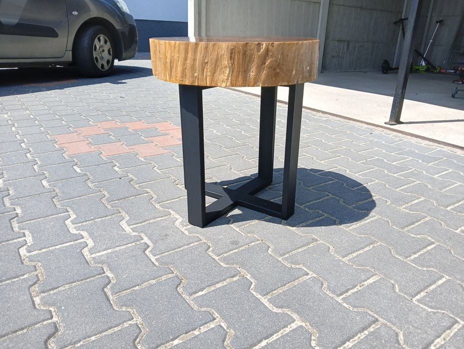 plaster drewna na stolik kawowy zaimpregnowany
