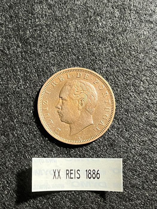 XX Reis 1886 ( Bronze )
