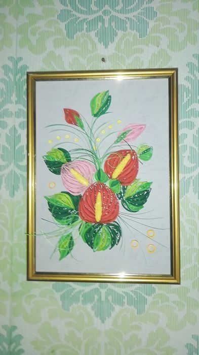 Картины в технике квиллинг.