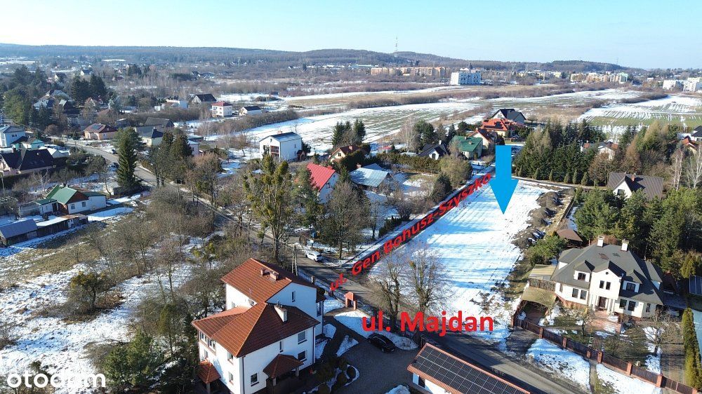Działka budowlana/809 m2/Chełm/Majdan