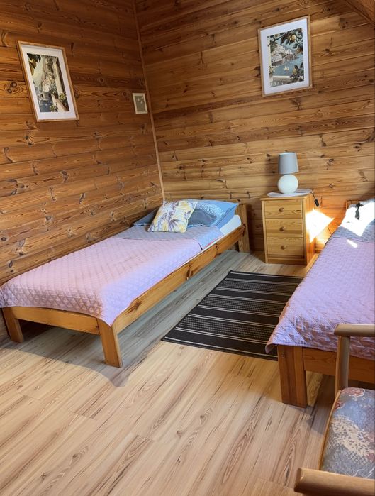Promocje we wrześniu!!! Domek bliźniak, własny zamykany ogródek w obu częsciach domku, zadaszony taras, 150 m do plaży